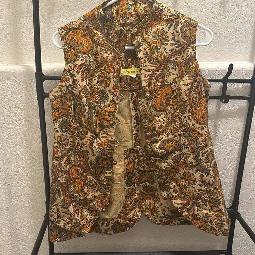 VINTAGE 1960’s Paisley Vest